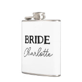 花嫁になる人 | ブラック＆ホワイト ネーム フラスク (左)