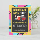 花嫁になる前にイエスと言う前に独身最後の映画夜 招待状 (スタンド正面)