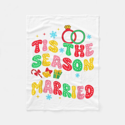 花嫁になる前のバチェロレッテパーティー 今が結婚式シーズン フリースブランケット (正面)