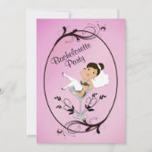 花嫁になる前のパーティーのお誘い 招待状 (正面)