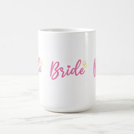 花嫁になる前のパーティーのギフト コーヒーマグカップ (中央)
