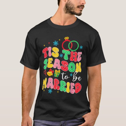 花嫁になる前の最後のパーティー 今が結婚式の季節だ Tシャツ (正面)