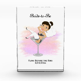 花嫁になる前の最後の夜 表彰盾