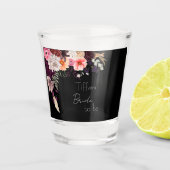 花嫁になる前の気分を盛り上げる花とグリーンシャワー ショットグラス (正面)