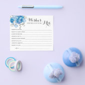 花嫁になる〇〇さんのための願いカード チラシ (シングル)