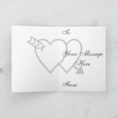 花嫁になる – ギフトカード カード (内部)