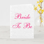 花嫁になる – ギフトカード カード (黄色い花)