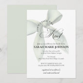 花嫁になる ブライダルシャワー 招待状 (正面/裏面)