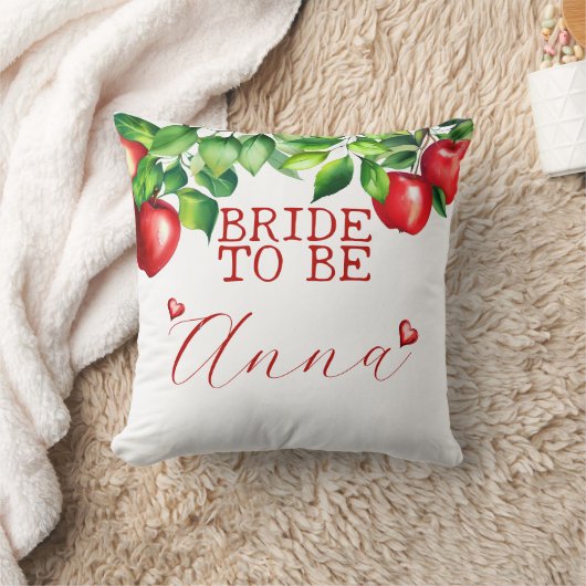 花嫁になる 赤 クッション (ブランケット)