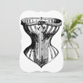 花嫁にはかわいいコルセットがおもしろい必要 招待状 (スタンド正面)