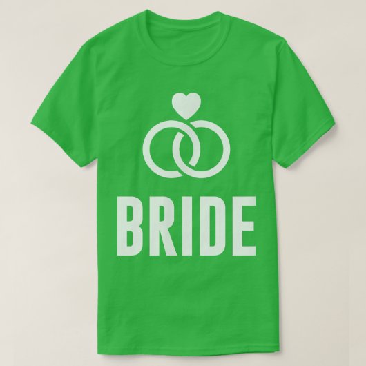 花嫁にぴったりな結婚前お披露目パーティー Tシャツ (デザイン正面)