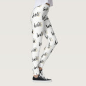 花嫁によって印刷されるレギンス レギンス (右)