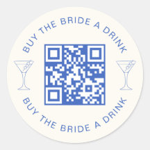 花嫁にドリンクをプレゼント！QRコード バチェロレッテパーティー