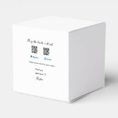 花嫁にドリンクをプレゼント QRコード Venmo PayPal フェイバーボックス (裏面サイド)