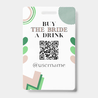 花嫁にドリンクを買おう クラウドファンディング ハッピーエンドパーティ バッジ