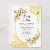 花嫁にブライダルシャワーの招待状 招待状 (正面)