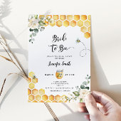 花嫁にブライダルシャワーの招待状 招待状