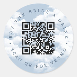 花嫁に乾杯「雲の上」独身最後の夜 ラウンドシール