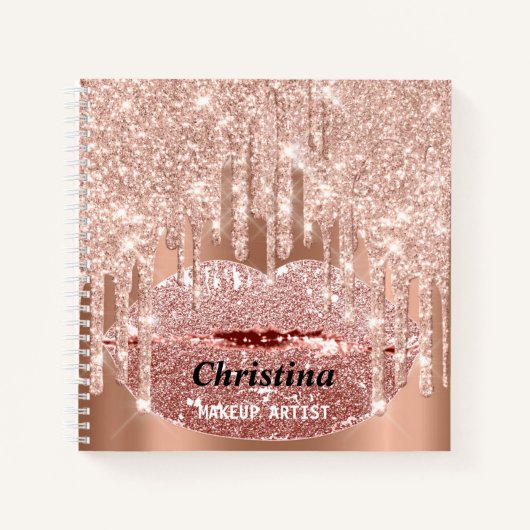 花嫁に甘い16番目のバラプリンセスメイクアップリップ ノートブック (正面)