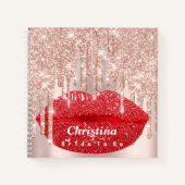 花嫁に甘い16th赤プリンセスメイクアップリップ ノートブック (正面)