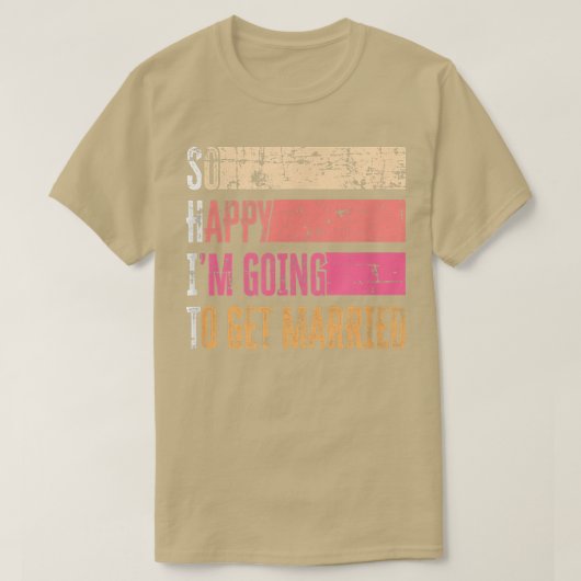花嫁に行くのはとても結婚した幸せグランジだ Tシャツ (デザイン正面)