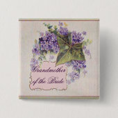 花嫁のおばあちゃんカスタムボタン 缶バッジ (正面)