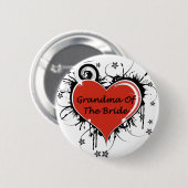 花嫁のおばあちゃん 缶バッジ (正面&裏面)
