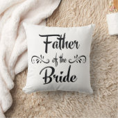 花嫁のおもしろいなリハーサルの夕食の父 クッション (ブランケット)