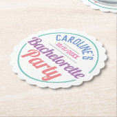 花嫁のお別れパーティー ペーパーコースター (アングル)