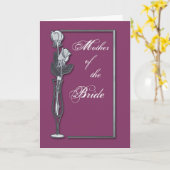 花嫁のお母さんおめでとうございます カード (黄色い花)