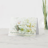 花嫁のお母さん花嫁のおめでとうカード カード (正面)