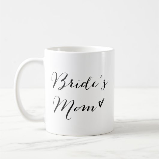 花嫁のお母さん | 書道モダンのマグ コーヒーマグカップ (左)