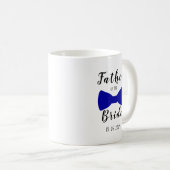 . .花嫁のお父さんとかわいいおじぎをパーソナライズされたする コーヒーマグカップ (正面右)