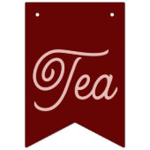 花嫁のお茶を楽しむベリーバナー バンティングフラッグ (第2の旗)