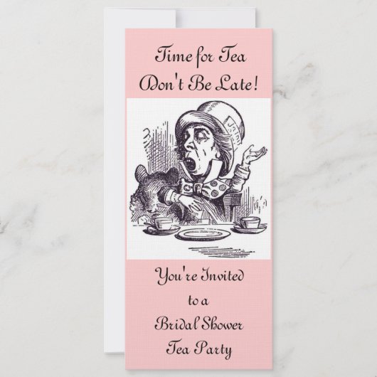 花嫁のお茶会への招待 招待状 (正面)