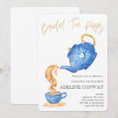 花嫁のお茶会 招待状 (正面/裏面)