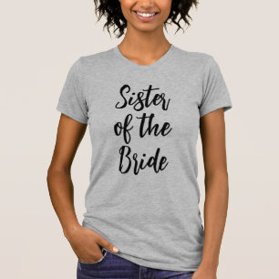 花嫁のかわいいシックな筆記体の妹 Tシャツ