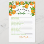 花嫁のことはよく知っている – Orange (正面)