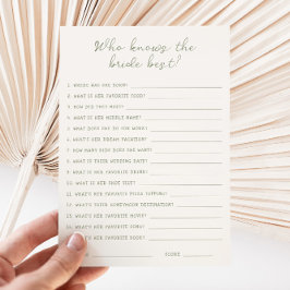 花嫁のことを一番よく知っている人 手書きの賢者カード 招待状