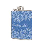 花嫁のために青い何かは個人化なります フラスク (左)