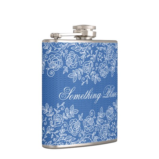 花嫁のために青い何かは個人化なります フラスク (右)