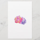 花嫁のためのアドバイス- Violet Flowers チラシ (裏面)