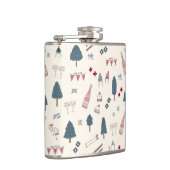 花嫁のためのアプリスキピンクシャンパンギフト フラスク (右)