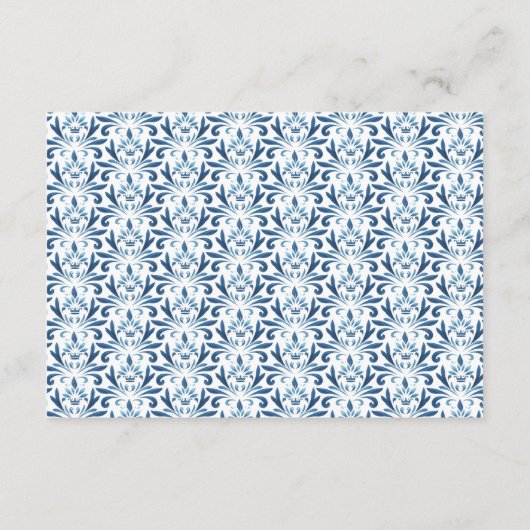 花嫁のためのイエローフローラハイビスカスレシピ エンクロージャーカード (裏面)