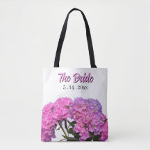 花嫁のためのエレガントなピンクパープルの花