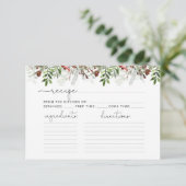 花嫁のためのエレガント冬の常緑レシピ (スタンド正面)