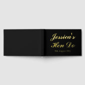 花嫁のためのカスタムレター ヘンドゥトリップウィークエンド ゲストブック (全面)