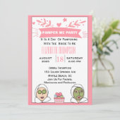 花嫁のためのスパパーティー 招待状 (スタンド正面)