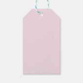 花嫁のためのフラワーブライダルシャワーティーパーティーギフトタグ ギフトタグ (裏面)