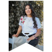 花嫁のためのホットピンクのラストライドバンティングフラッグ バンティングフラッグ (第2の旗)